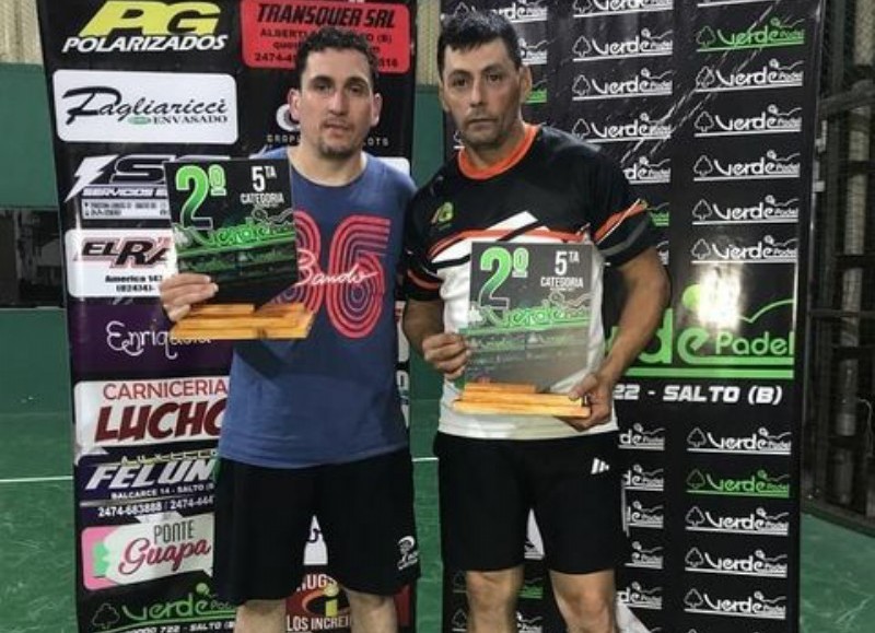 Luis Mattos y Néstor Barroso fueron subcampeones en Quinta.