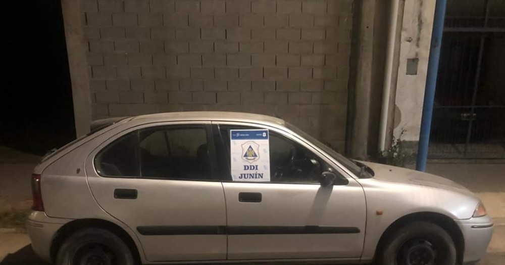 Automóvil secuestrado.