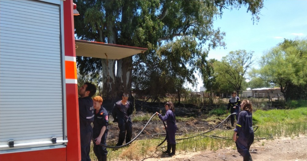 Bomberos Voluntarios, sin descanso.