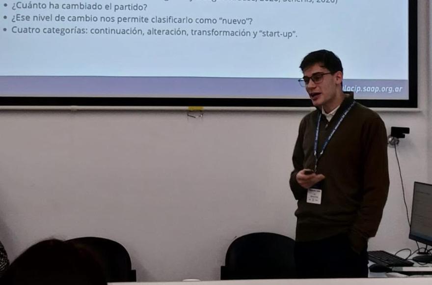 Joven rojense expuso en el Congreso Latinoamericano de Ciencia Política