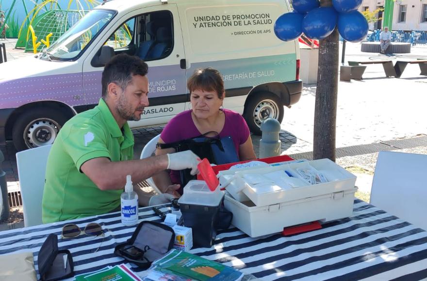Mediciones en Plaza San Martín.