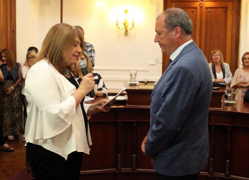 Teresa Antonia Caldentey llegó al Concejo Deliberante representando a lo Coalición Cívica en el bloque de Cambiemos.
