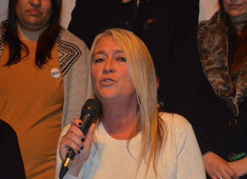 Corina Cutiño, precandidata a concejal por el Frente de Todos.