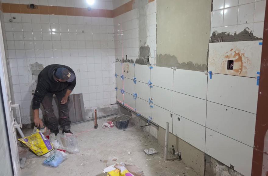 Avanzan las obras en la sala de partos del Hospital Municipal Unzué