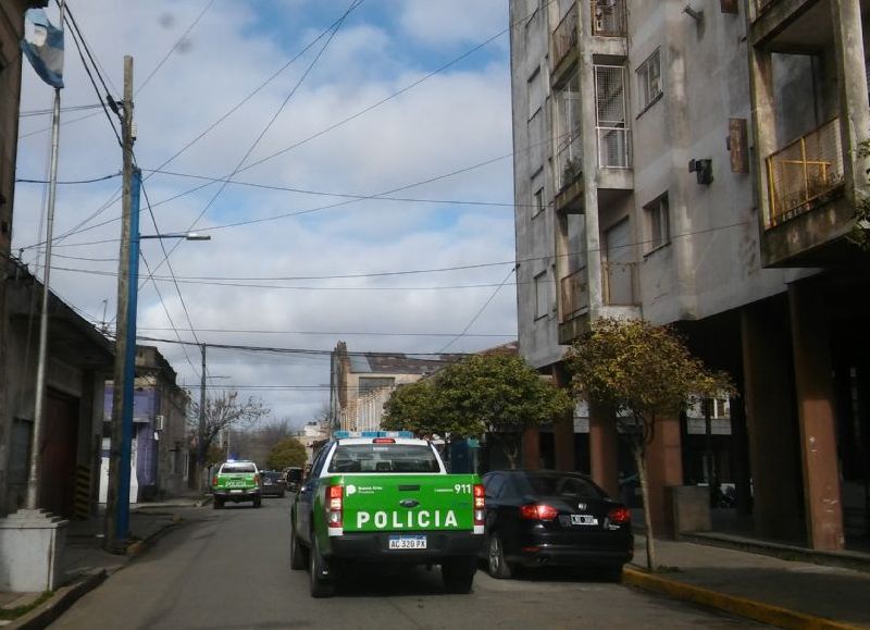 Despliegue policial.