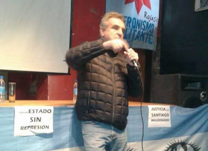 Actividad en el local de Unidad Ciudadana.