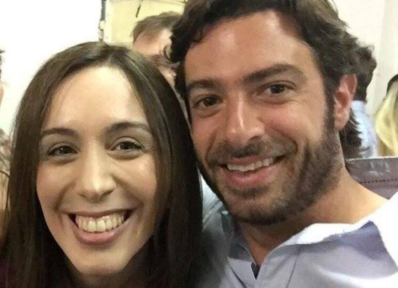 María Eugenia Vidal y Federico Salvai.