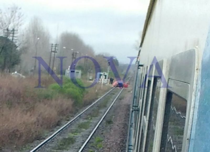 Un nuevo accidente de trenes, esta vez con pasajeros. (Foto: NOVA)