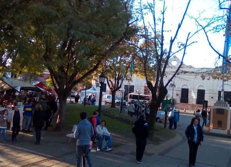 Actividades en Plaza San Martín.