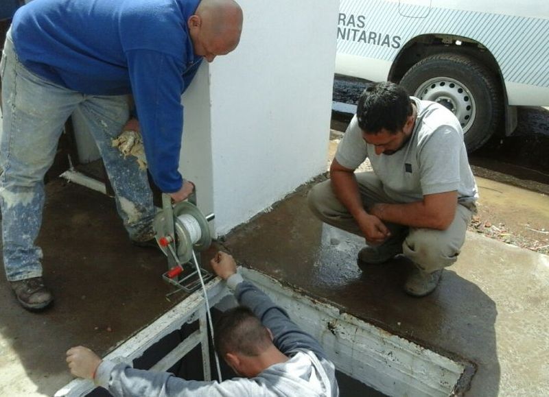 Trabajos en marcha.