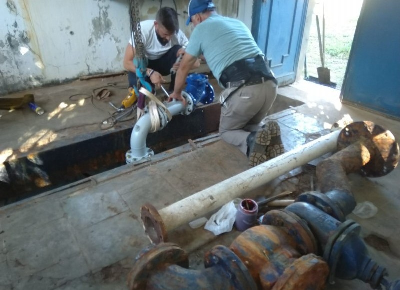 Intervención de Obras Sanitarias.