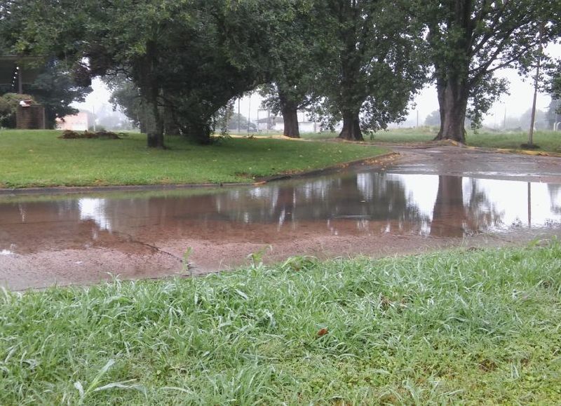 Anegamientos ante cada lluvia.