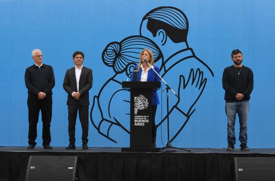 El acto se realizó en la Quinta Museo de San Vicente donde descansan los restos de Juan Domingo Perón.
