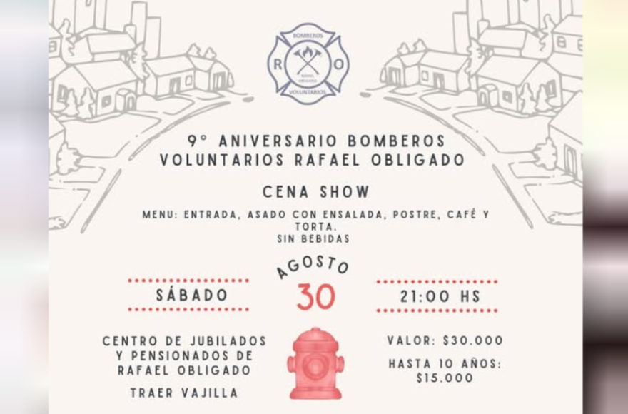 La cita será el 30 de agosto.