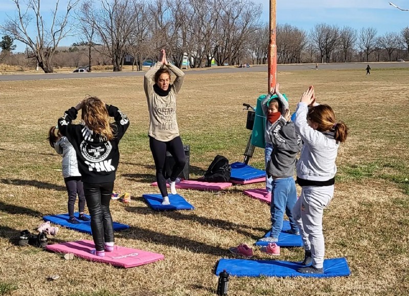 Taller de yoga.