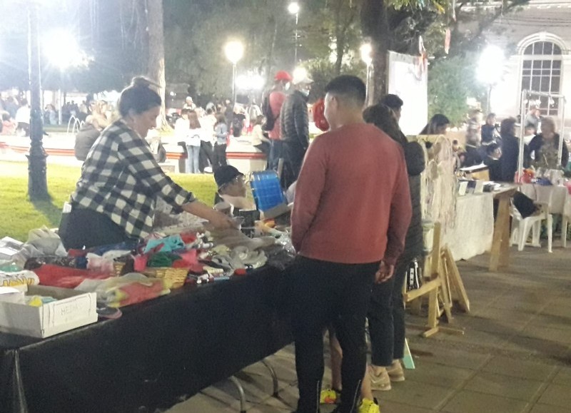 Actividad en Plaza San Martín.