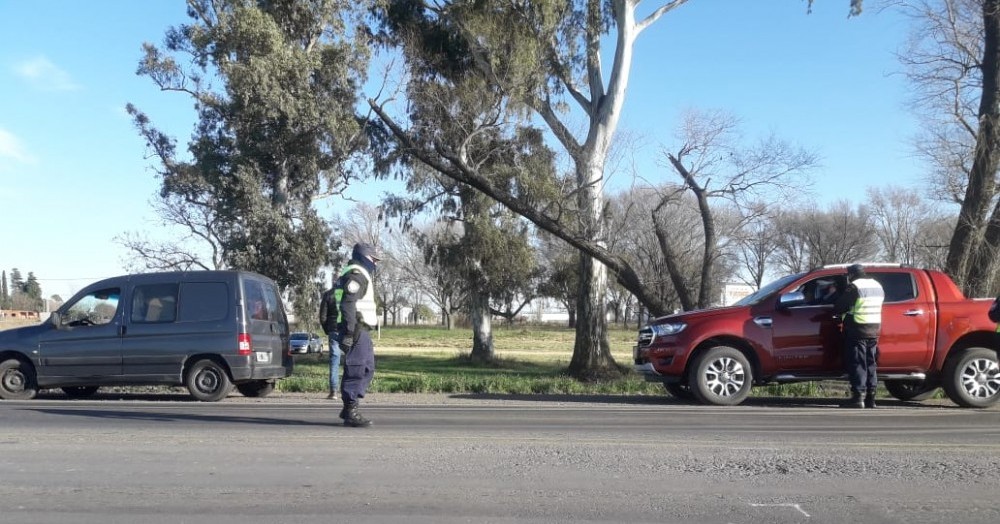 A cargo de la Policía Vial de Carabelas.