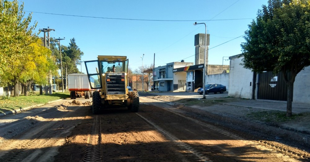 Sector muy transitado por vehículos de gran porte.