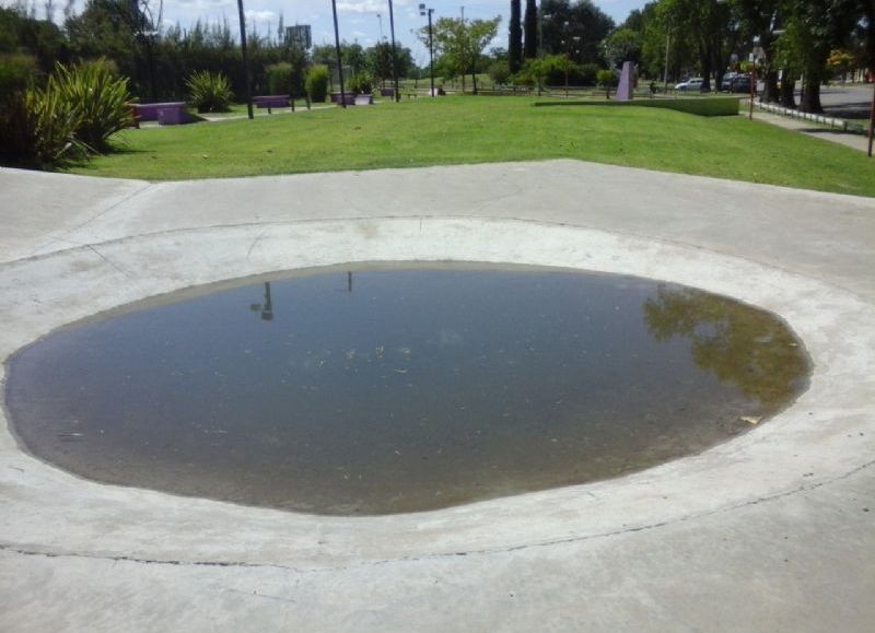 La pista de skate, ideal para el aedes aegypti.