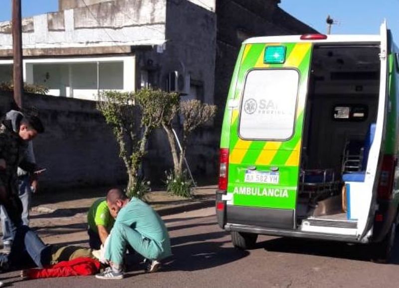 El accidente sucedió este jueves por la tarde.
