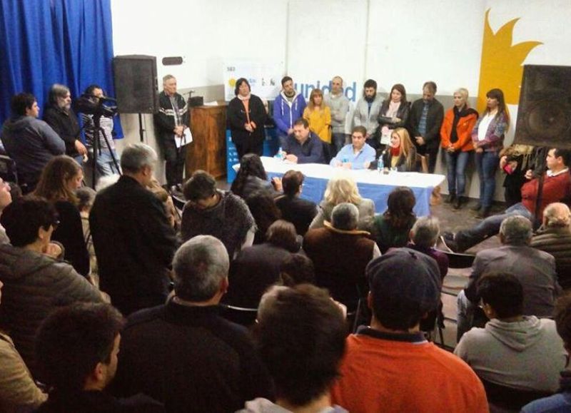 Acto en la seccional de la UOMA.