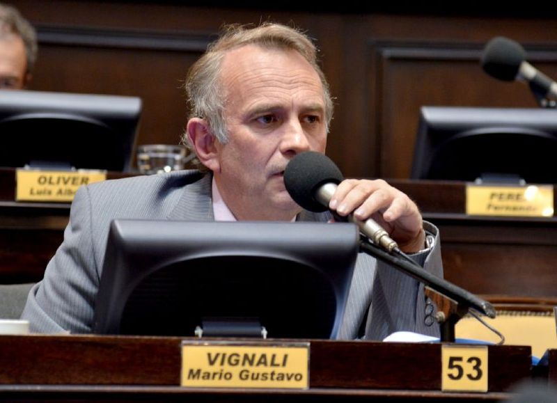 Gustavo Vignali, diputado provincial de la UCR.