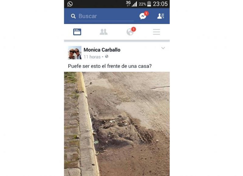 La gente presenta sus reclamos en las redes sociales.