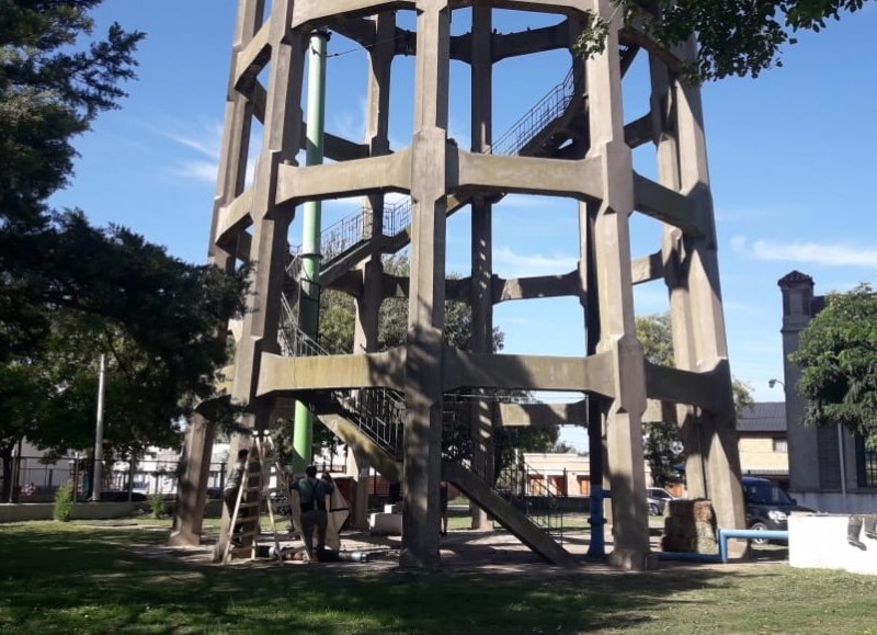 Tanque de Obras Sanitarias, la locación elegida.