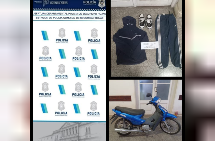 Se procedió al secuestro del rodado y la vestimenta utilizada.