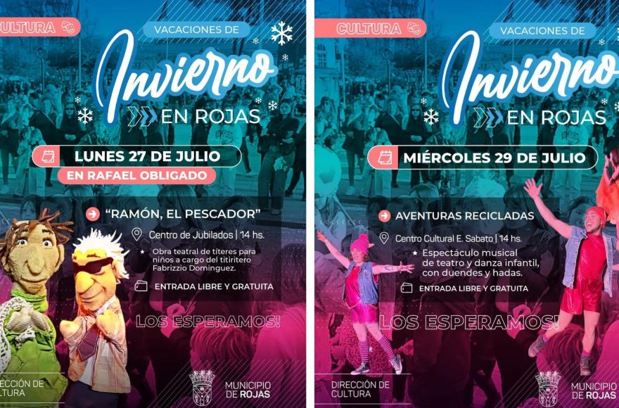 Programación para la segunda semana de vacaciones