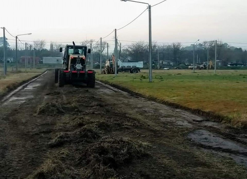 Maquinaria en acción.