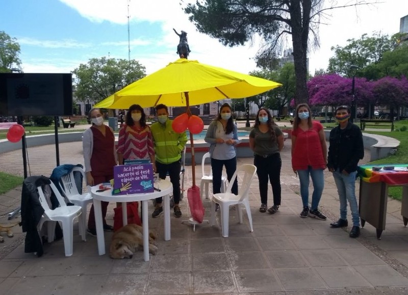 Actividad desarrollada en Plaza San Martín.