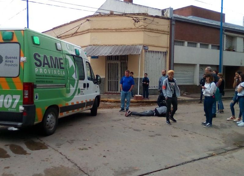 Sucedió en horas del mediodía de este jueves 4 de abril.