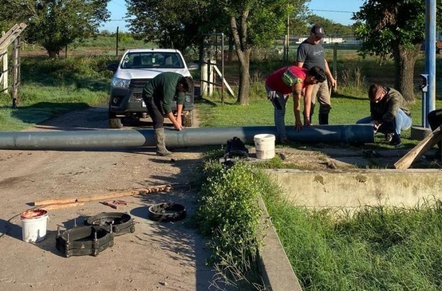 Despliegue del área Obras Sanitarias.