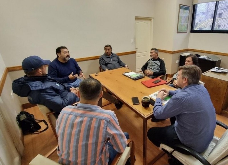 Un pasaje de la reunión de este viernes.