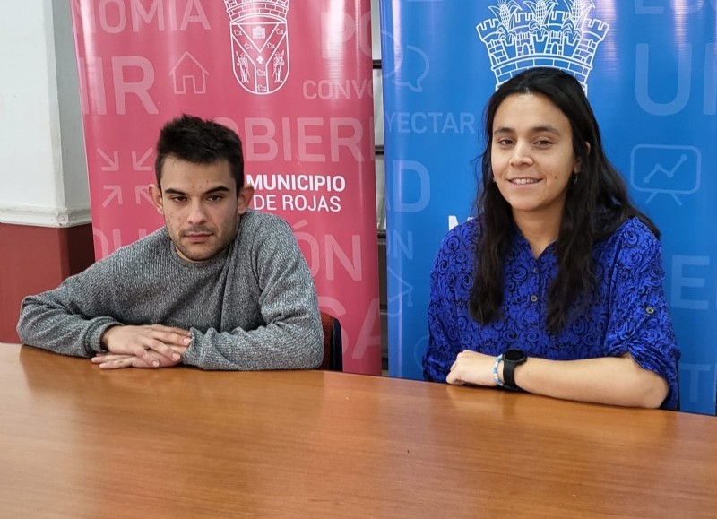 Joaquín Federicci junto a Bárbara Arozamena.