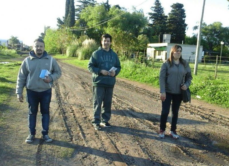 Pablo Molina continúa con sus recorridas.