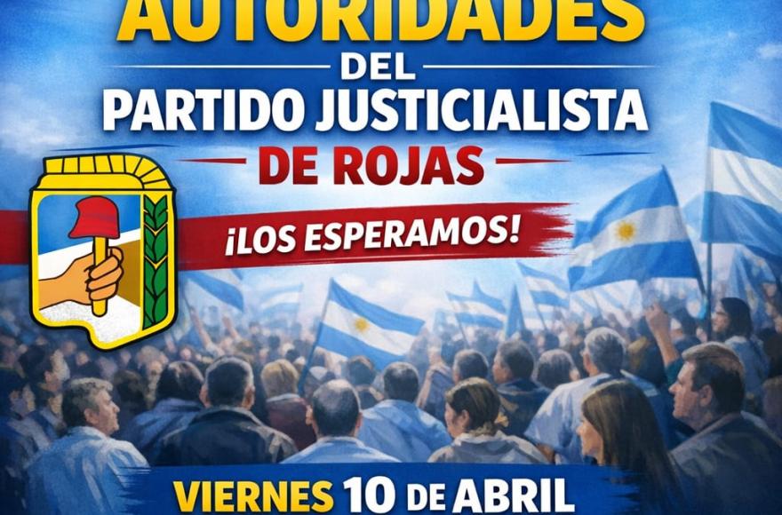 El PJ de Rojas presenta a sus nuevas autoridades y lanza propuesta política rumbo a 2027