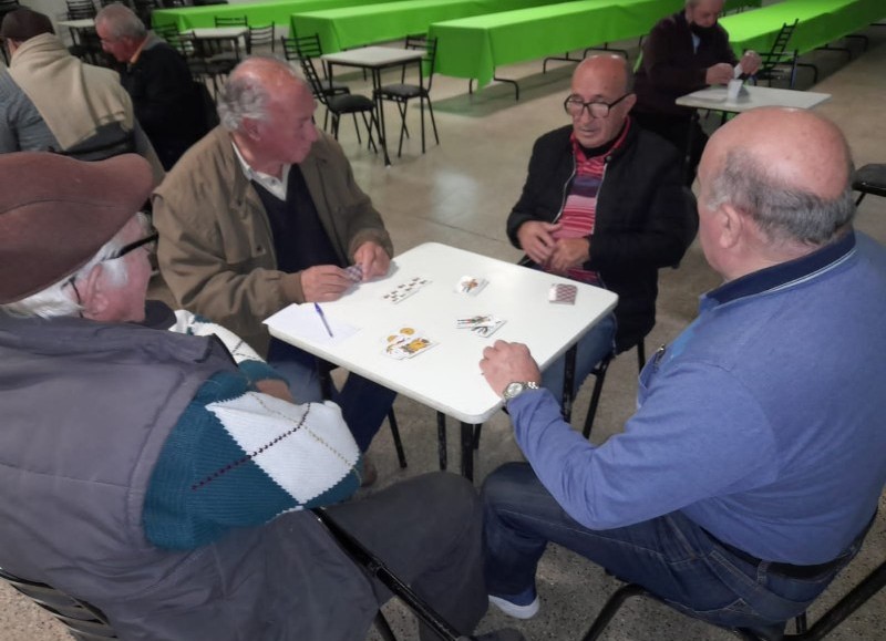 Actividad en el Club de Los Abuelos.