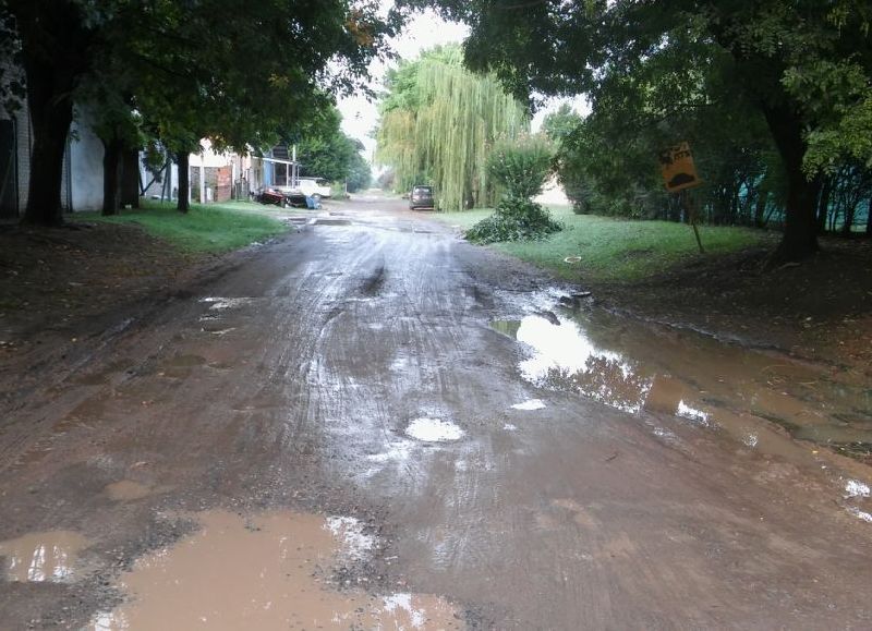 Mal estado de las calles.