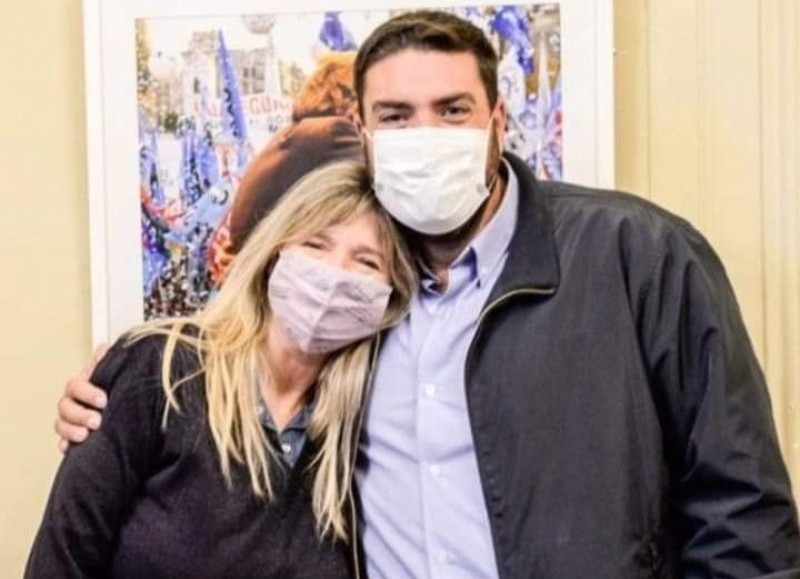 Cristina Álvarez Rodríguez y Ramiro Baguear.