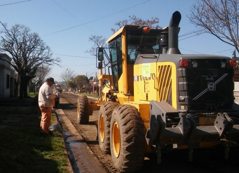 Los trabajos comenzaron por Barrio Progreso.