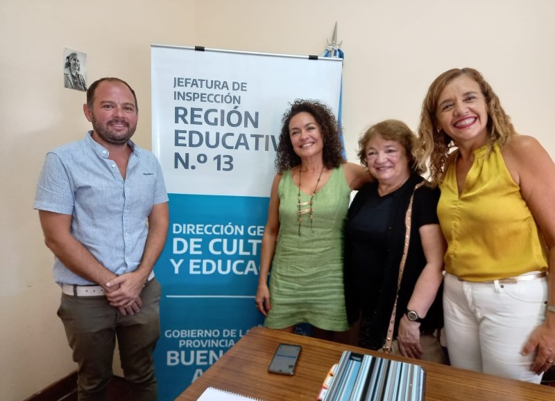 Federico Castellano, Natalia Ramallo, Graciela Gallo y Daniela Acuña.