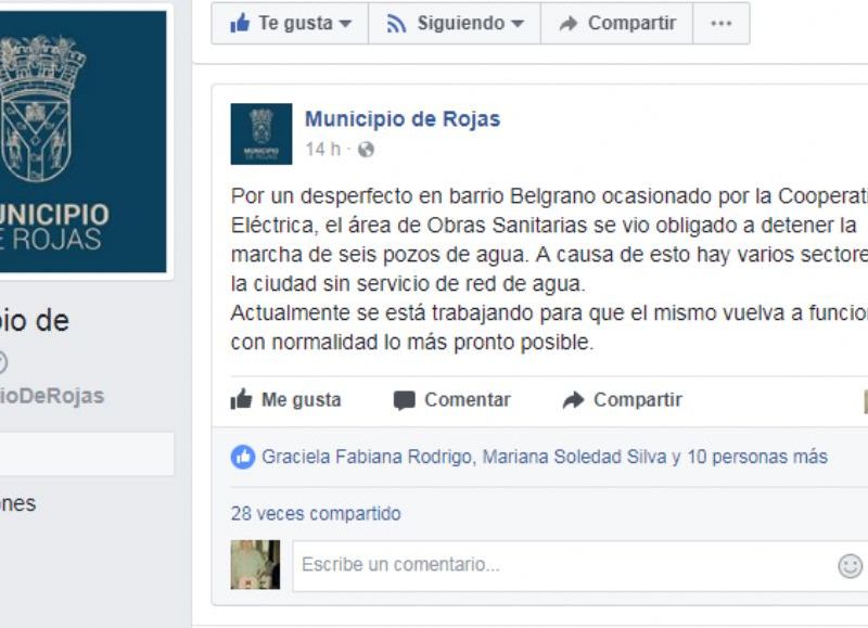 Explicación on line por parte de la Comuna Local