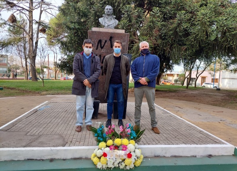 Cristian Ford, Raúl Calegari y Alejandro Elcoro.