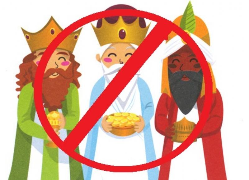 Los Reyes Magos están prohibidos en Rojas.
