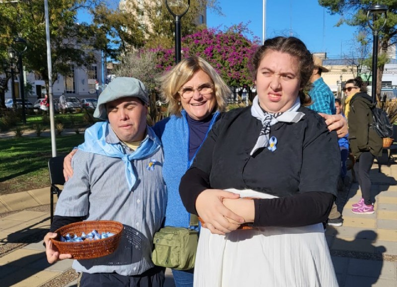 Actividad en Plaza San Martín.