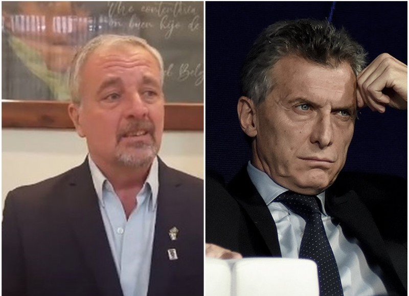 Claudio Rossi y Mauricio Macri.