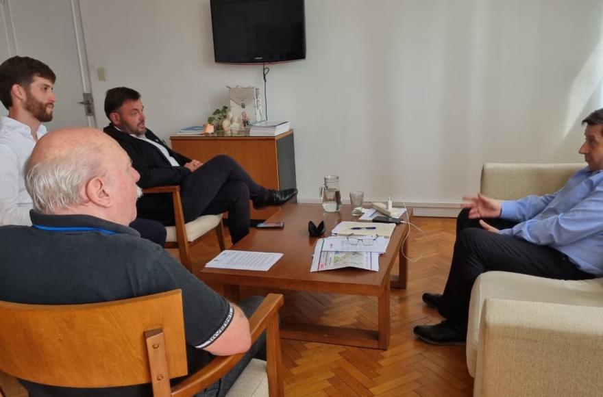 Intensa agenda del intendente en La Plata