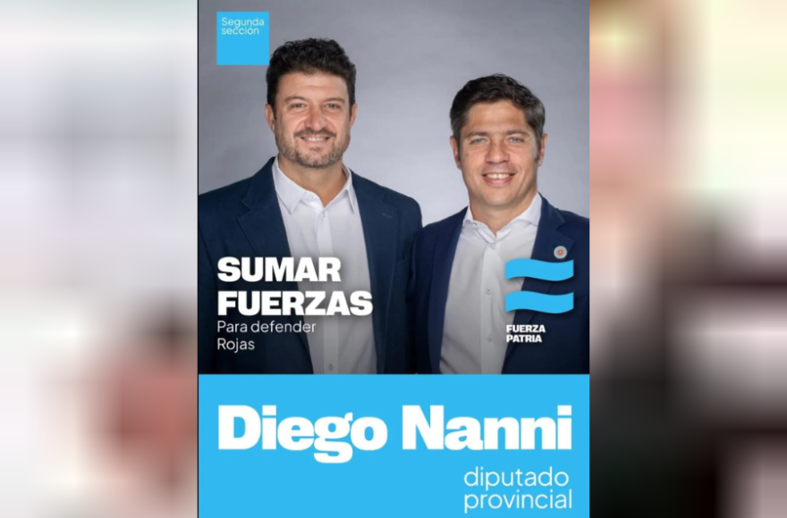 Diego Nanni estará en Rojas